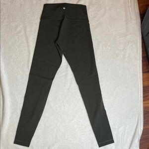 Dark Green High-Waisted Leggings